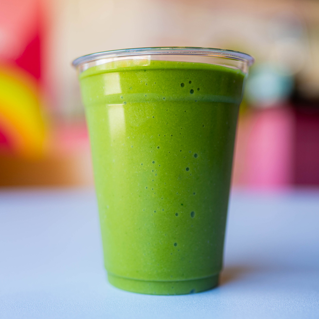 Vibrant fresh fruit smoothie in Louisville, Kentucky.