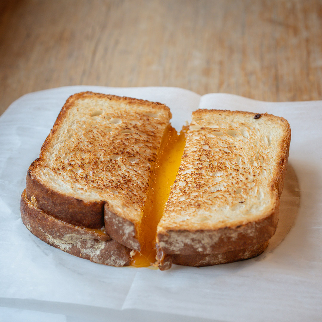 A grilled cheese sandwich in Lexington, Kentucky.