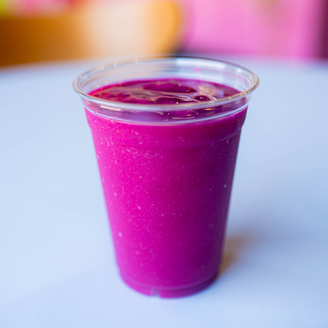 Vibrant fresh fruit smoothie in Louisville, Kentucky.