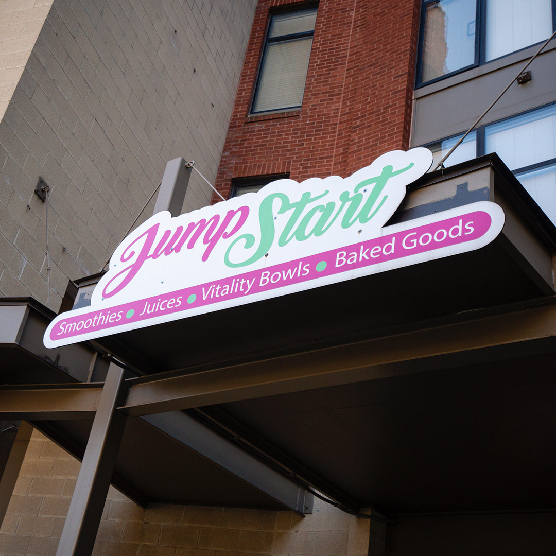 Jump Start Smoothies storefront in Lexington, Kentucky